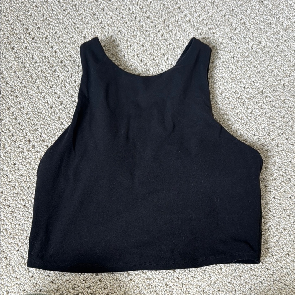 Black Sleeveless Women's Top